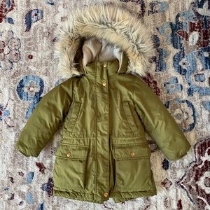 JCrew Crewcuts parka jacket 3Y